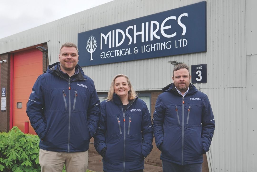 Criag, Sarah & Jamie in their new coats