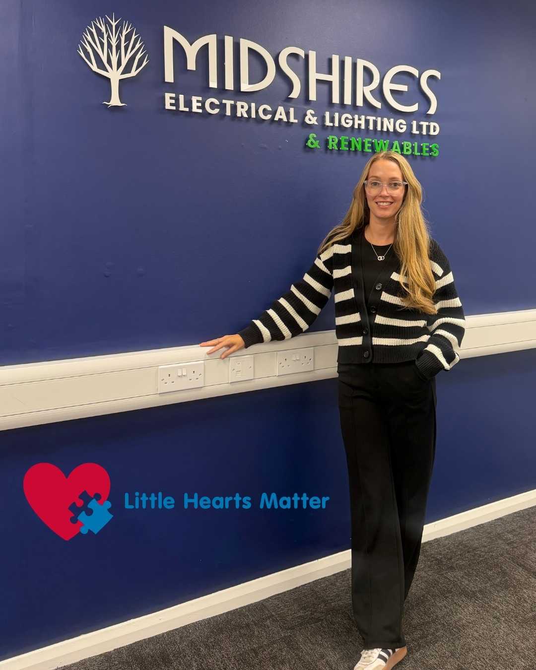 charity of the month donation, pictured Lauren